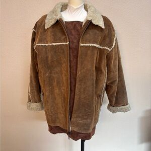 Wilsons Leather Brown Shearling Jacket